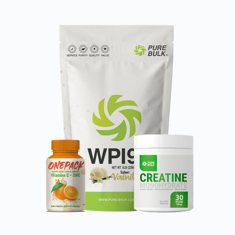 Wpi90 5lb + creatine 150grm + one pack vitamina c + gratis shaker - 1 pack