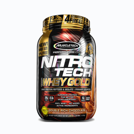 Nitrotech 100% whey gold - 2,2 lb