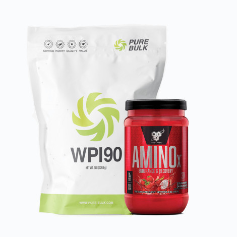 Wpi90 5lb + amino x 30 serv - 1 pack